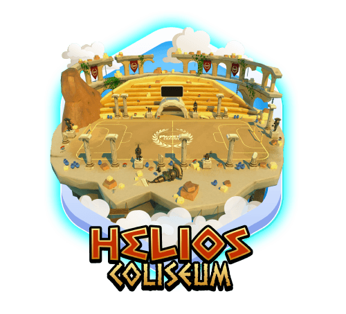 Logo del estadio Helios Coliseum